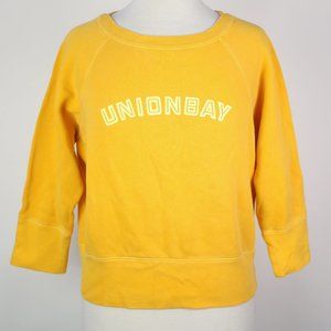 NWT Vintage Unionbay Womens Large Crop Sweatshirt